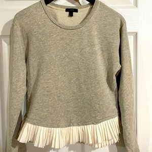 J.Crew Sweatshirt Peplum Top